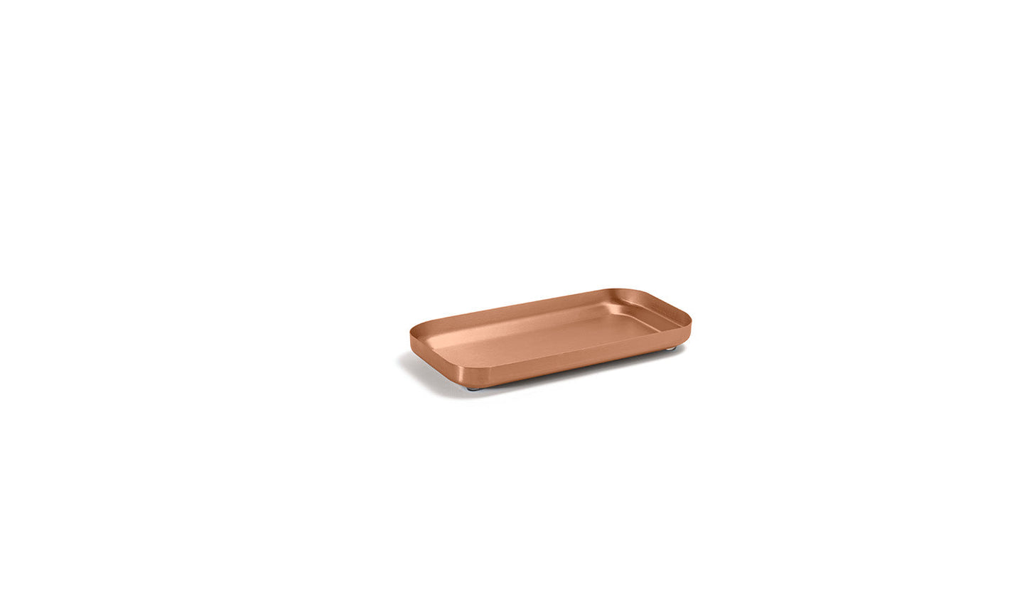 8" x 4.25" Geneva Tray - Rose Gold - Pack of 6