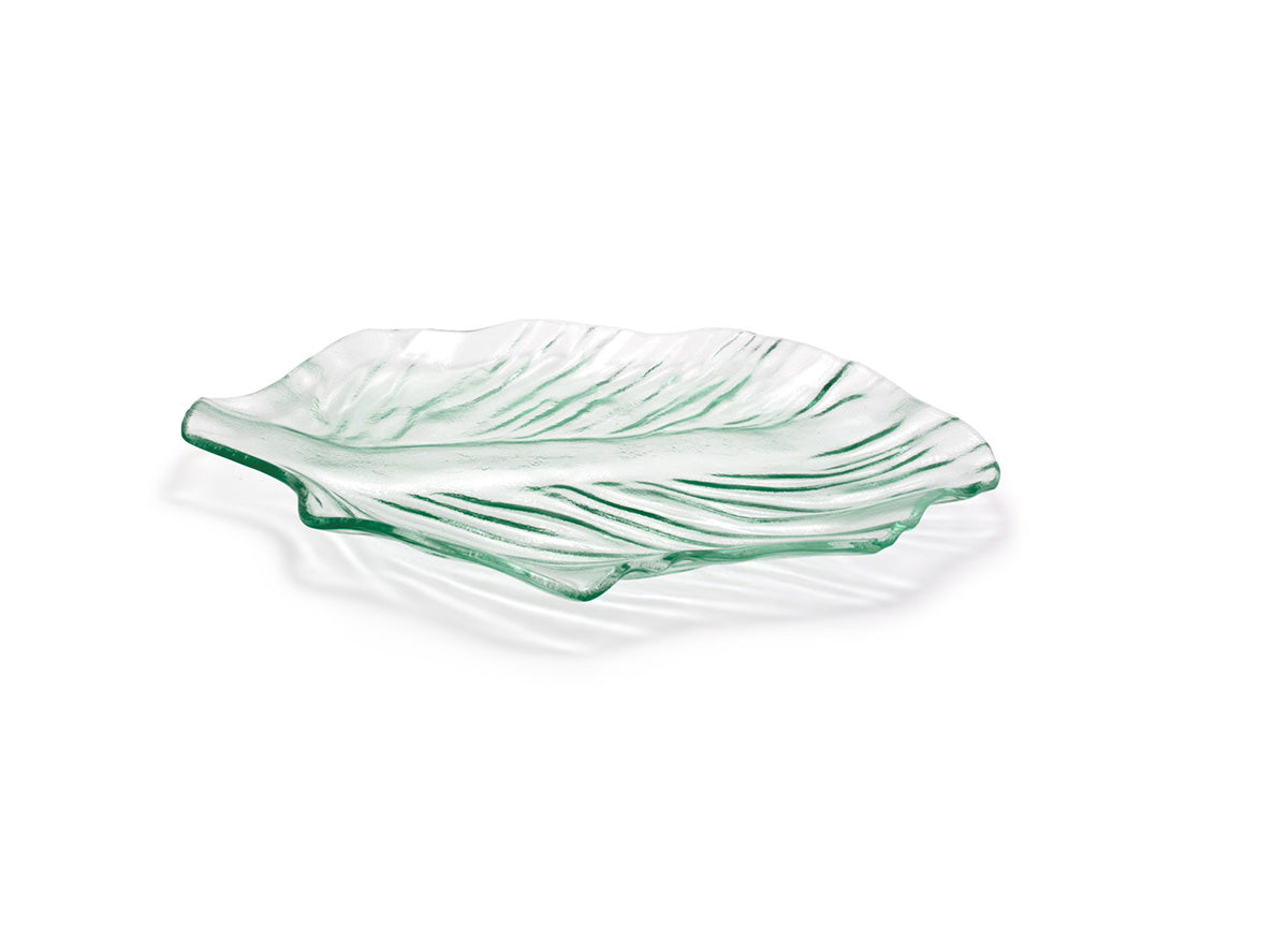 21" x 17" Arctic™ Leaf Platter - Clear - Pack of 4