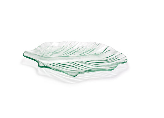 21" x 17" Arctic™ Leaf Platter - Clear - Pack of 4