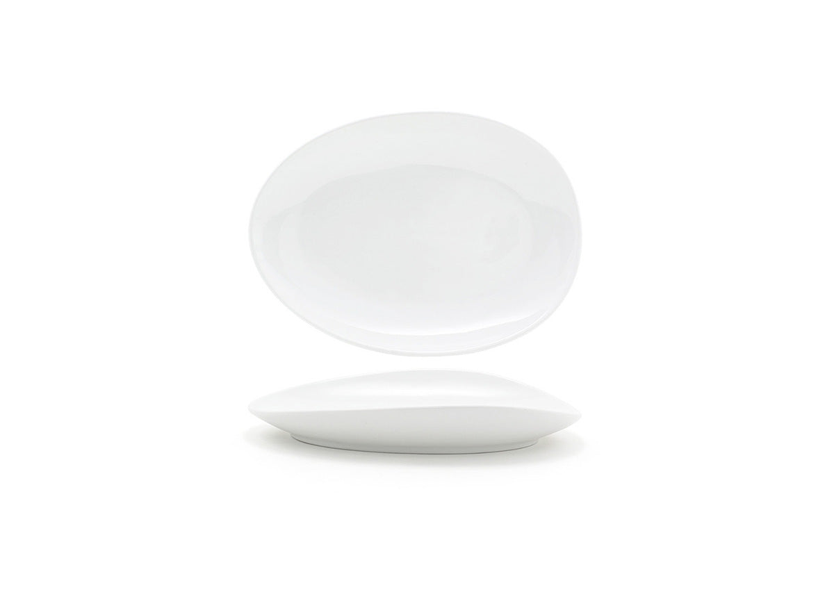 14.5" Oval Tides® Platter - White - Pack of 2