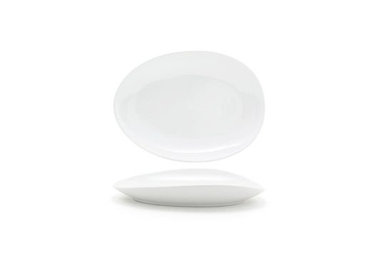 14.5" Oval Tides® Platter - White - Pack of 2