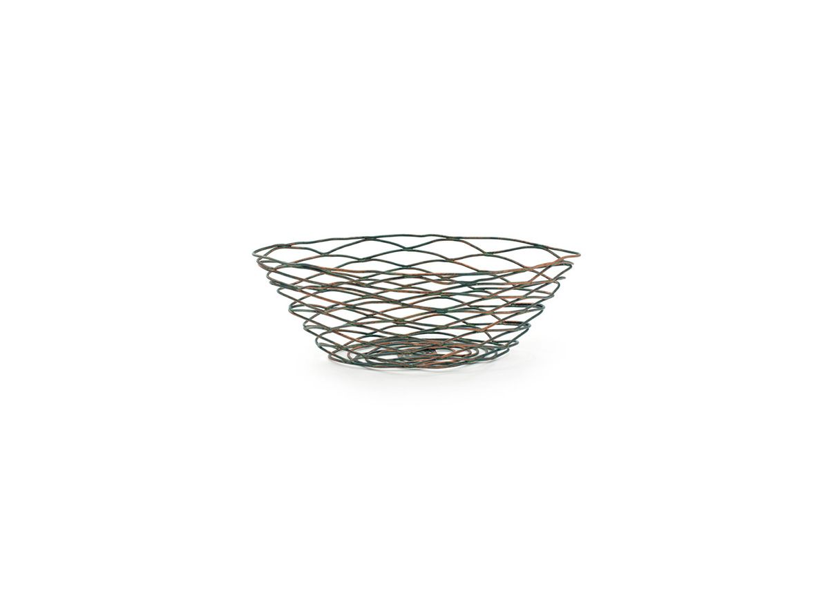 11" Crescent Patina Basket - Pack of 6