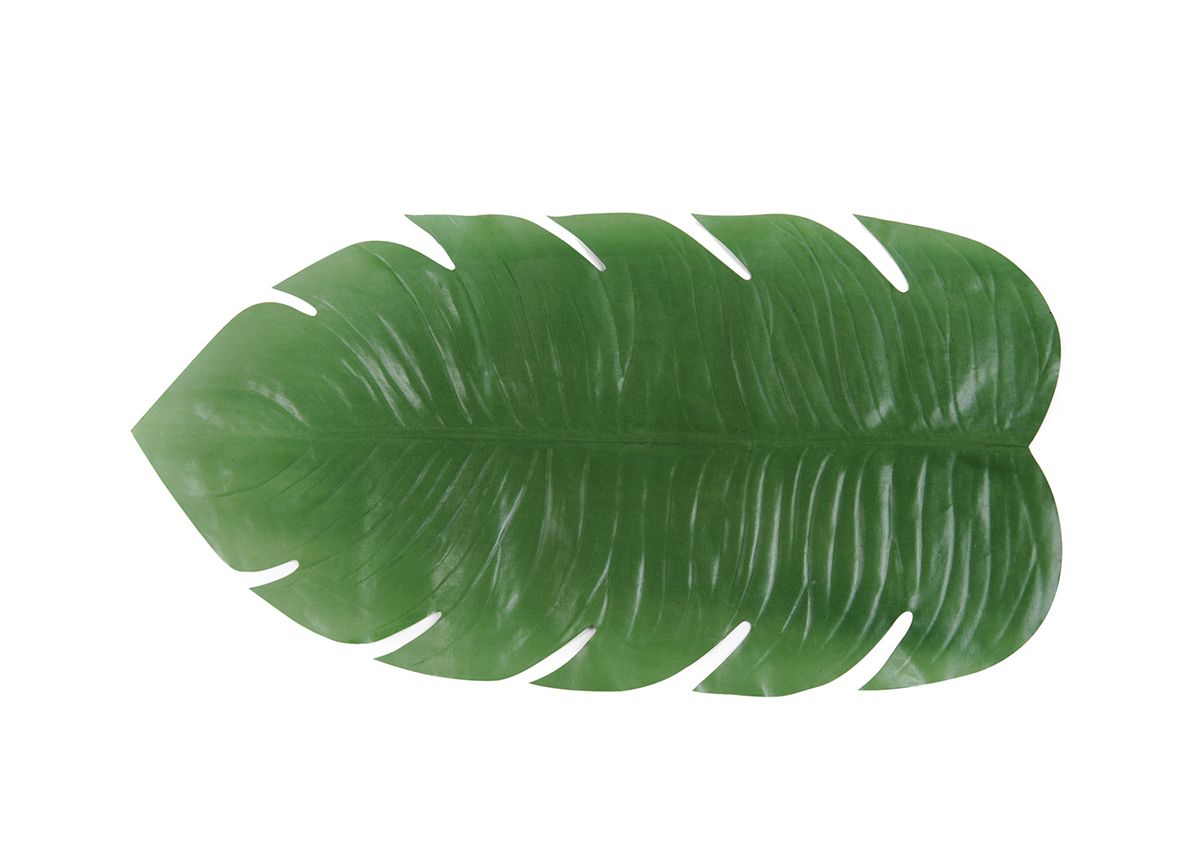 30" x 16" Philodendron Leaf Runner - Pack of 2